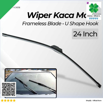 OTOHEROES Wiper Kaca Mobil Frameless Blade U Shape Hook FLY 078