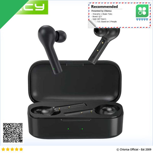 QCY TWS Bluetooth Earphone with Charging Case QCY T5