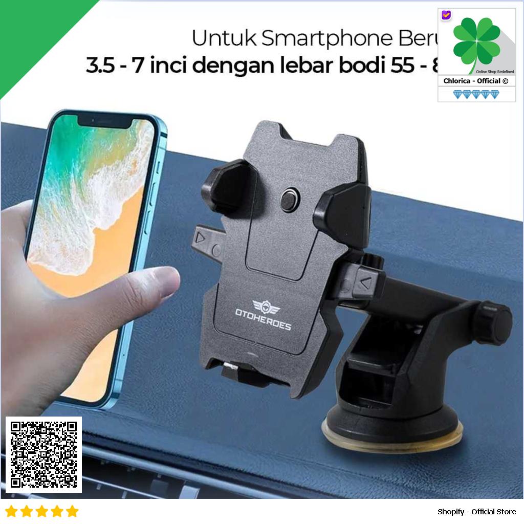 OTOHEROES Smartphone Car Holder Adjustable with Suction Cup T003