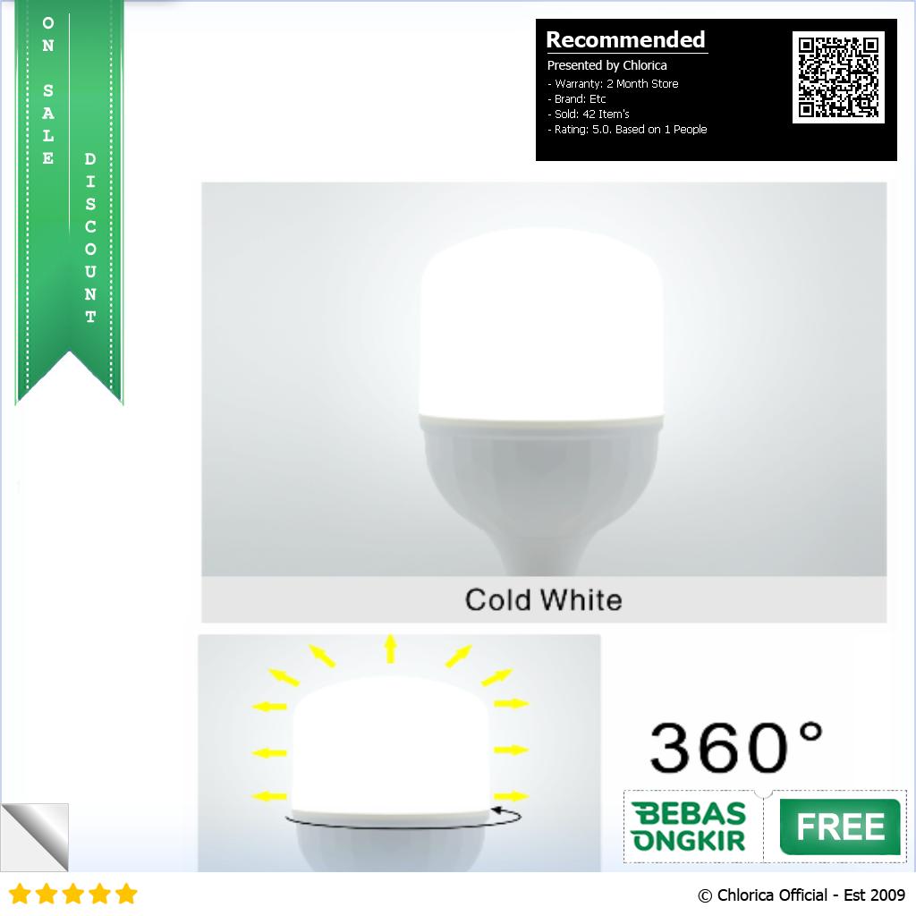 Shuai Lampu Bohlam LED Light Energy Saving E27 Cool White 6500K OT360