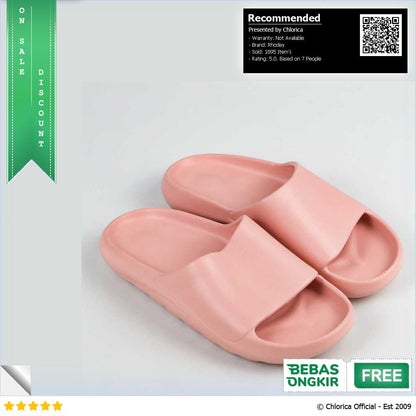 Rhodey Breath Sandal Rumah Anti Slip Slipper EVA Soft Unisex