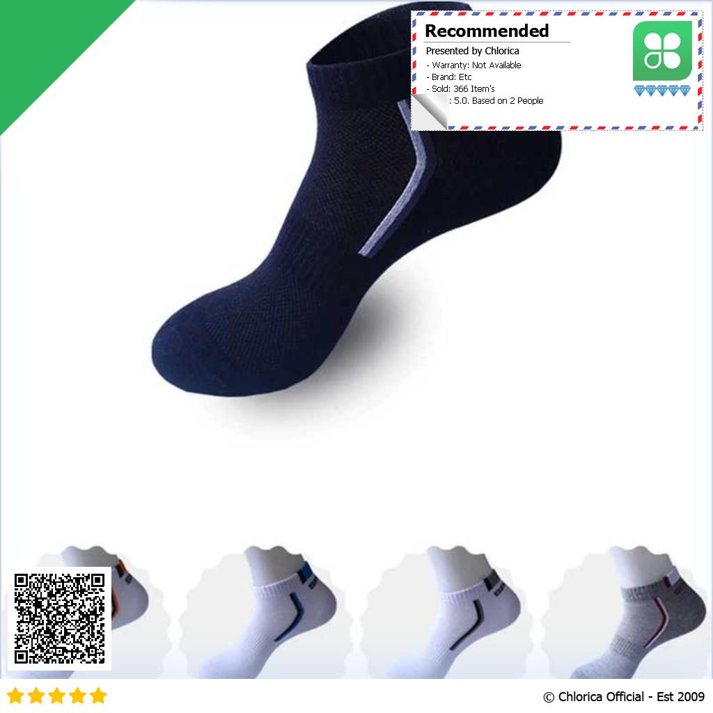 LKWDer Kaos Kaki Pria Casual Sport Breathable Anti Bacteria 5 Pair LK4