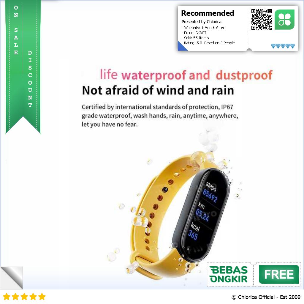 SKMEI Smartwatch Sport Fitness Tracker Heart Rate M6