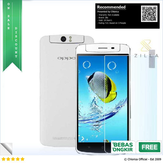 Zilla 2.5D Tempered Glass Curved Edge 9H 0.26mm for Oppo N1 Mini N5117