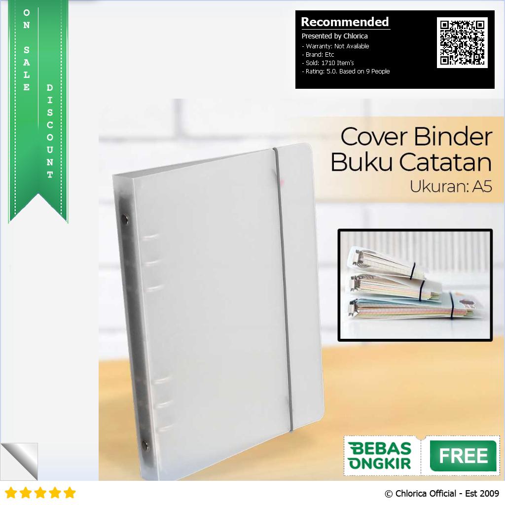 PHANTACI Cover Binder Buku Catatan Jurnal Harian Notebook Spiral ZB041