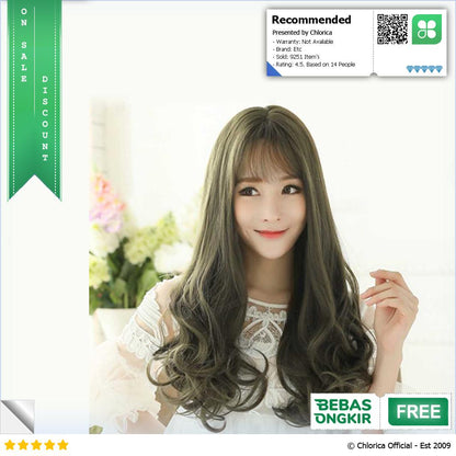 FYNHA Wig Rambut Palsu Model Wavy 65 cm HB 004