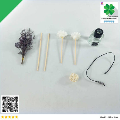 ZUOHE Pengharum Ruangan Aromaterapi Reed Diffuser 50 ml Z203