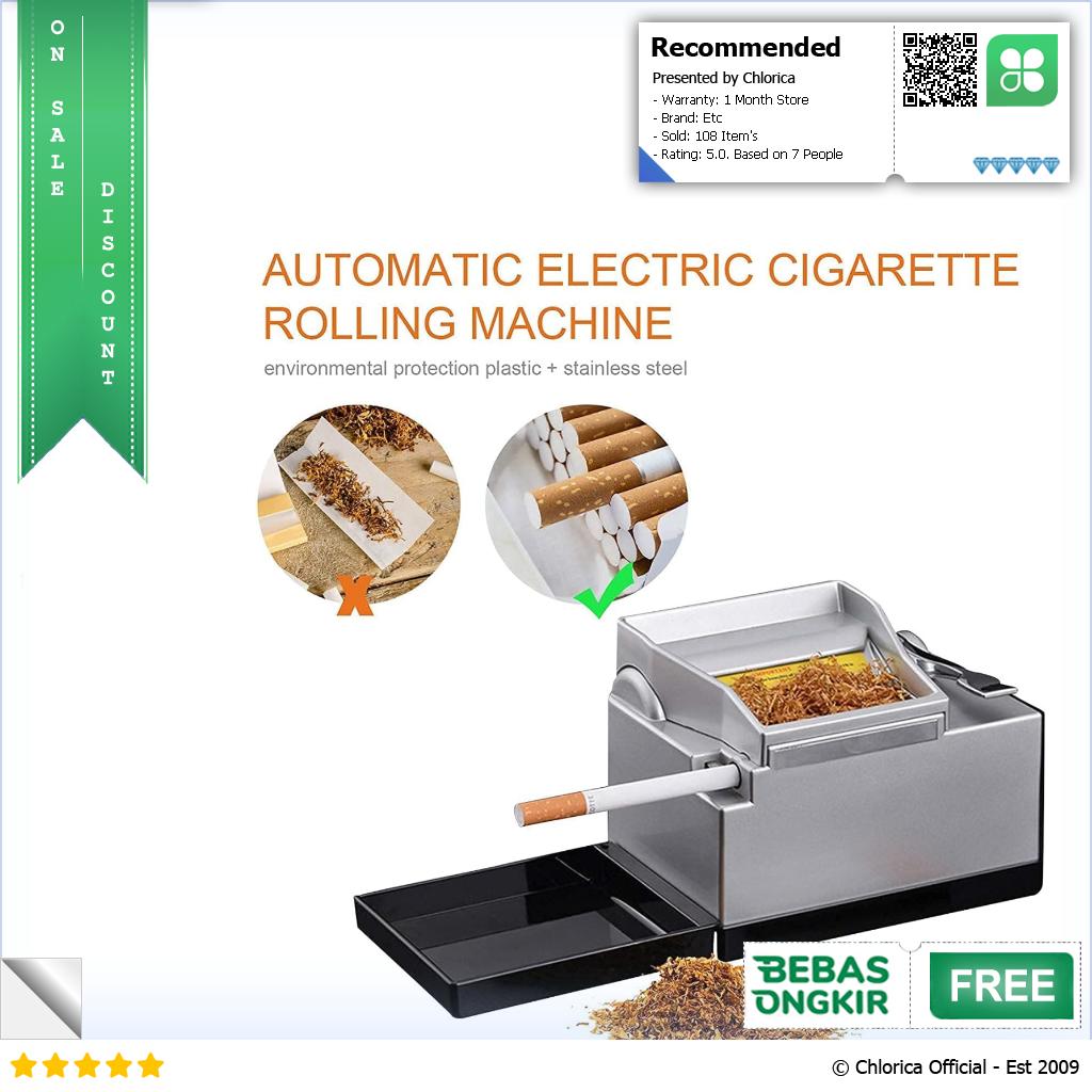 LAFAGIET Alat Linting Rokok Elektrik Tobacco Rolling Machine 047A