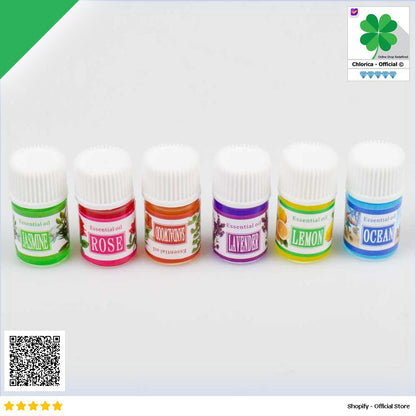 Taffware HUMI Essential Oils Minyak Aromatherapy 3ml 6 PCS 26461