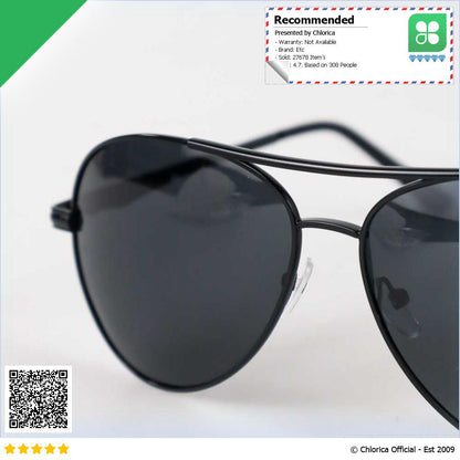 Aoron Kacamata Hitam Sunglasses Polarized Lens RB2132