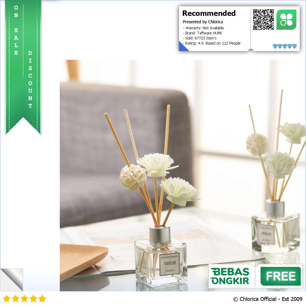 Taffware HUMI Pengharum Ruangan Reed Diffuser 50ml DF 100