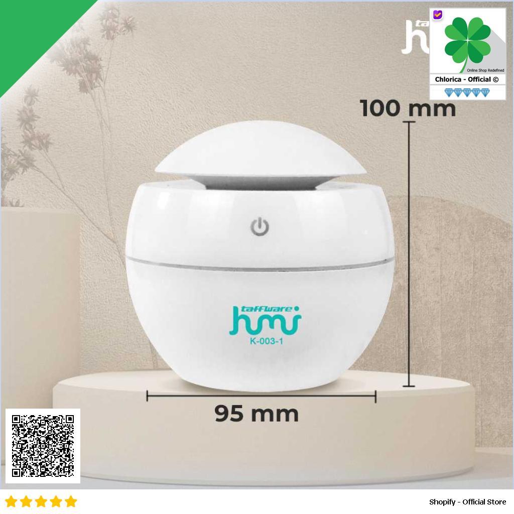 Taffware HUMI Air Humidifier Ultrasonic Aromatherapy Diffuser 130ml K 003 1