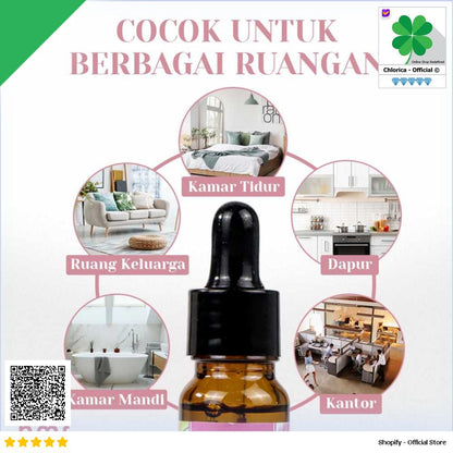 Taffware HUMI Pure Essential Oils Fragrance Minyak Aromatherapy 10ml RH 25