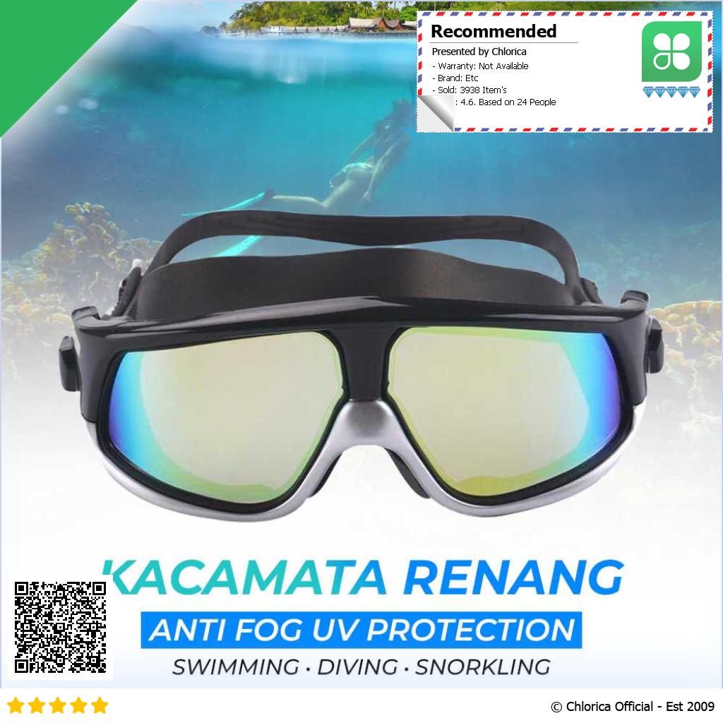 JOUYOU Kacamata Renang Diving Snorkling Anti Fog UV Protection E0735