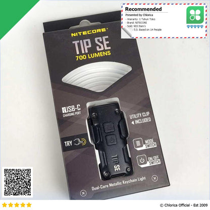 NITECORE Senter LED 2 OSRAM P8 700 Lumens TIP SE