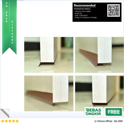 KALYNN Lis Pintu Penghalang Debu Door Seal Strip Silicone TPE EACC25