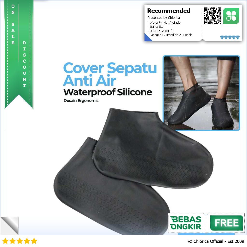 Darden Cover Sepatu Anti Air Silicone Elastic Non Slip SC32