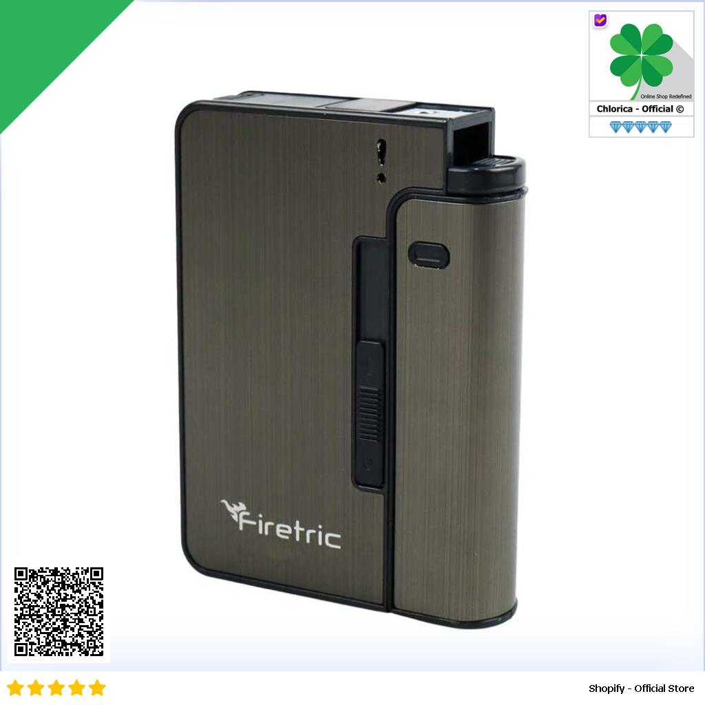 Firetric Kotak Rokok Cigarettes Case with Lighter Slot JD YH001