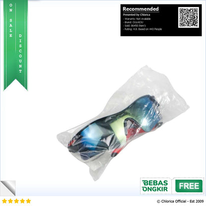 OULAIOU Kacamata Sepeda Lensa Mercury Cycling Sunglasses 9181