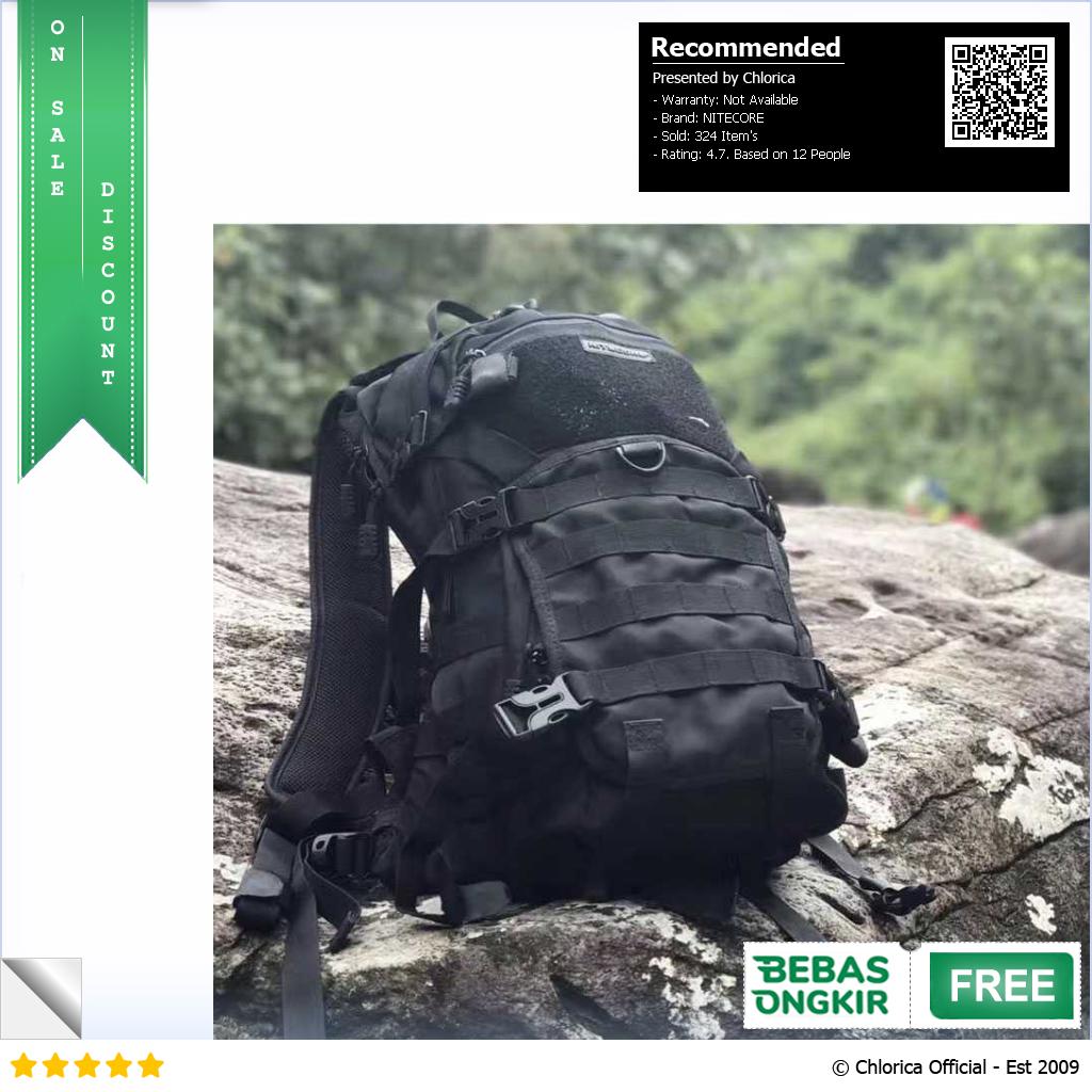 NITECORE Tas Ransel Punggung Laptop Tactical Backpack Outdoor BP20