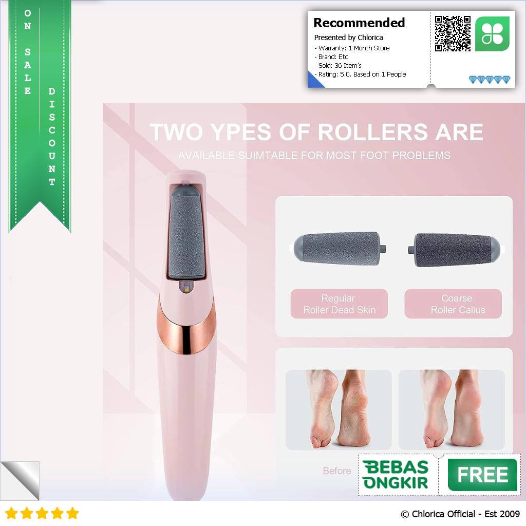 PRETTY GRIL Alat Penghalus Tumit Electric Foot Callus Remover Grinder MG 213