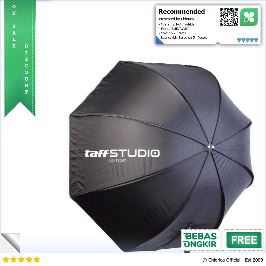 TaffSTUDIO Payung Octagon Softbox Flash Speedlight 80 cm LD TZ207