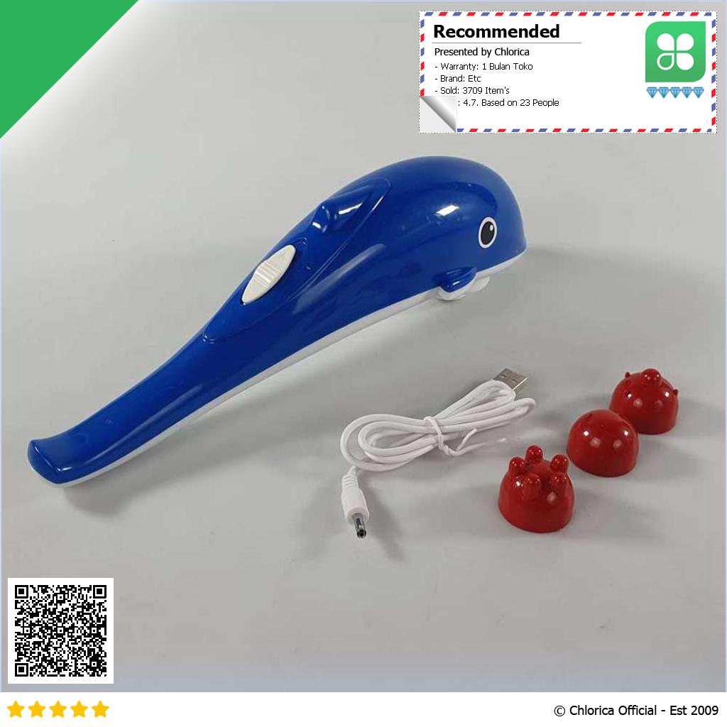 Qingfeng Alat Pijat Elektrik Dolphin Massager Shoulder Vibration USB HK668