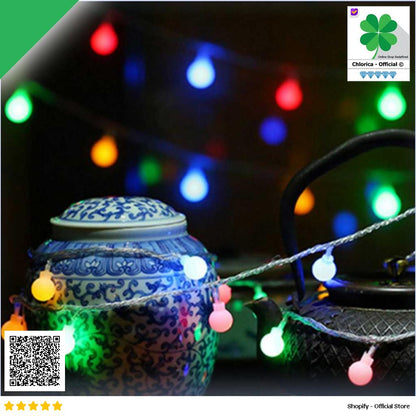 TaffLED Lampu Hias Gantung String Lights Model Bohlam Mini Waterproof ZYD0931