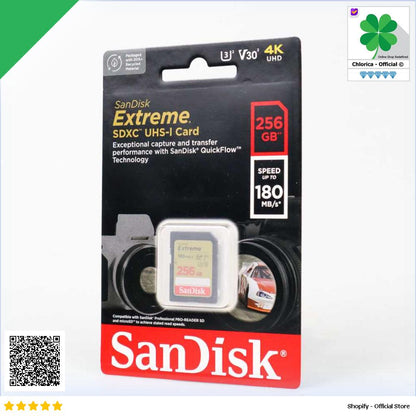 SanDisk Extreme SDXC UHS I Card V30 U3 Class SDSDXV