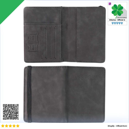 Andbana Dompet Paspor Cover Card Holder Travel Wallet RFID Blocking YXY79